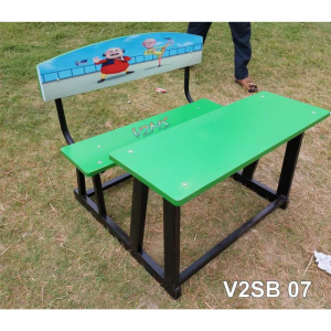 Dual Seater Bench and Table (Green)